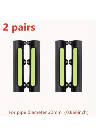 Dashanshop Motorsiklet Universal Anti Drop Koruma Kılıfı Style 2 22mm Reflektörlü