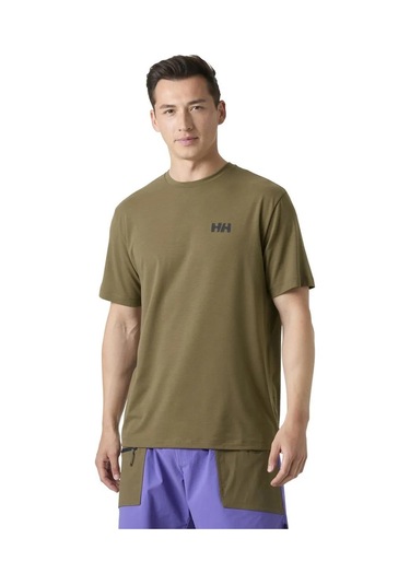 Helly Hansen Skog Recycled Graphic Erkek T-shirt-hha.63082 Kahverengi