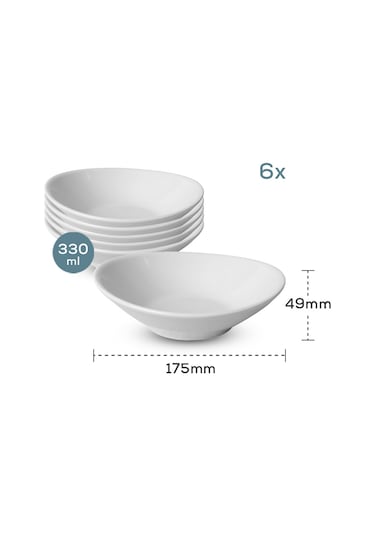 Keramika Krem Stella Kase 18 Cm 6 Adet 030