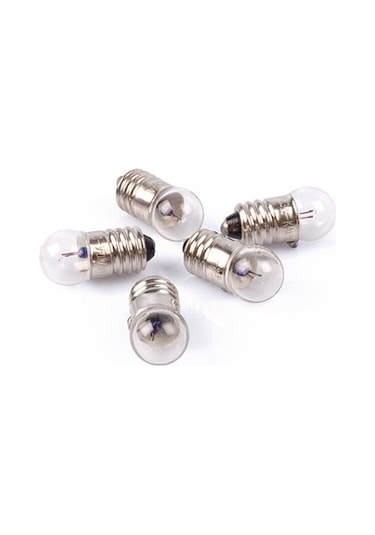 Nostalji 2 Pilli El Feneri Ampulu 2.5 Volt -5 Adet- 1 Adet 5'Li N11.11837 Çok Renkli