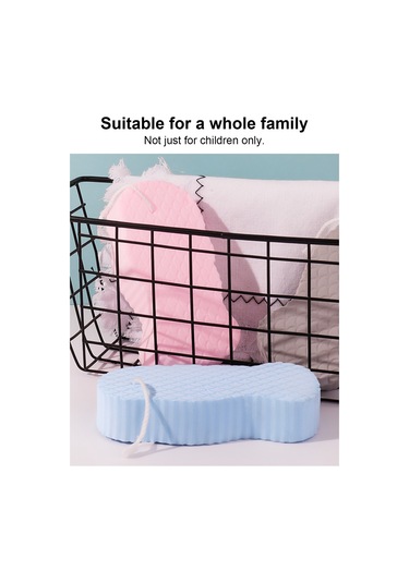 Hangfox Ani Ölçek Kaldıran Banyo Spongesi - Aileye Uygun - Pembe Renkli Temizleme Ve Bakım Aracı