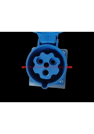 Mutlusan 3x32a Monofaze 2p+t Ip44 Duvar Prizi