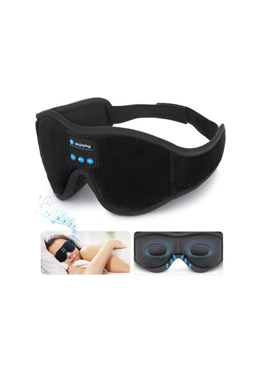 Lixiaqu01 Uyku Kulaklıkları İçin Maske Bluetooth 3d Göz Maskesi