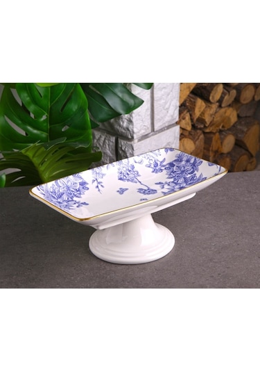 Eminhome Spring Time Ayaklı Kayık Tabak