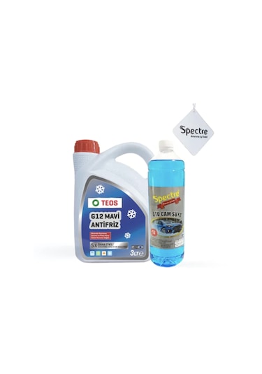 Teos -40 Derece Mavi Antifriz 3 Lt Spectre 1 Lt Cam Suyu