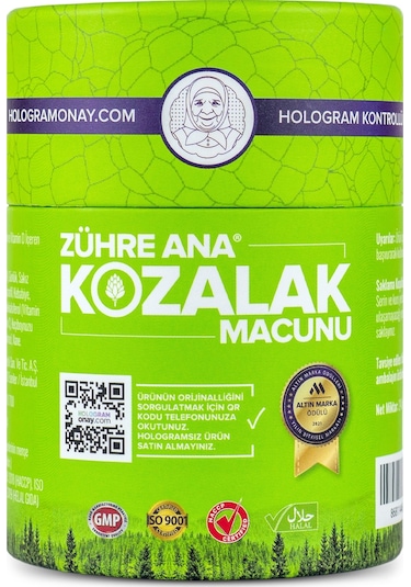 Zühre Ana Kozalak Macunu - Çam Kozalağı Macunu Hologramlı Ürün
