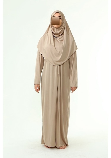 Kadın Namaz Elbisesi Vizon