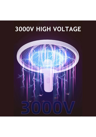 Dianziye Ev İçi Usb Şarjlı İki Fonksiyonlu Elektrikli Mus Musu Vurucusu Ve Mus Katili Lambası - Gezegen Modeli