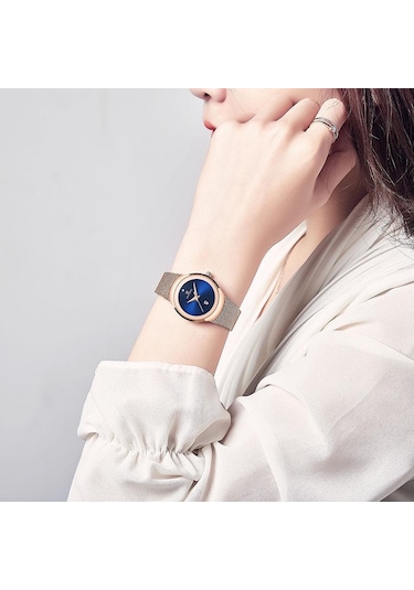 Siyah Naviforce Kadın Kuvars Saatler Moda Bayanlar Paslanmaz Çelik Lüks Elbiseler Kol Saati Saat