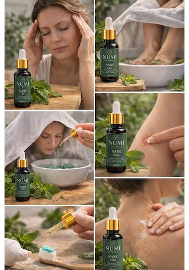 Nane Yağı 20 Ml %100 Saf Peppermint Oil Uçucu Yağ Aromaterapi Ve Cilt Bakımı