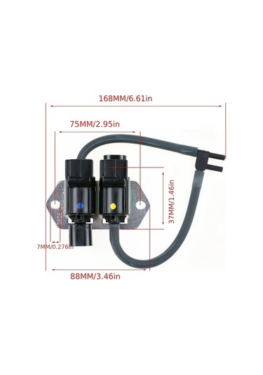 Boatshop1 Mitsubishi Montero Pajero L200 L300 V43 V44 V45 K74t V73 V75 İçin Mb937731 Vakum Anahtarı Solenoid Vana Mb620532 K5t47776 Uyumlu