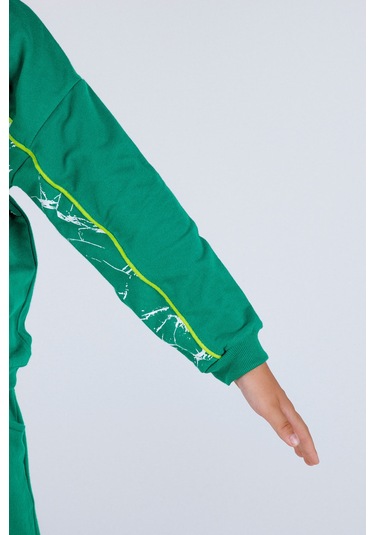 Erkek Çocuk Don't Stop Baskılı Örme Basic Eşofman Takımı 001