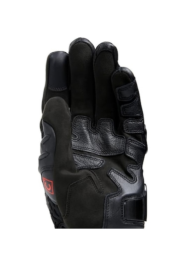 Dainese Carbon 4 Black Kısa Deri Eldiven Siyah