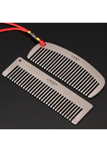 Lixada Titanyum Tarak Anti Statik Saç Sakallı Tarak Gümüş