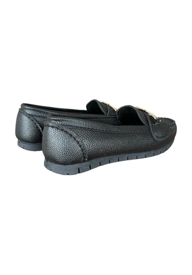 Kadın Hafif Taban Günlük Rahat Babet Siyah-siyah Siyah