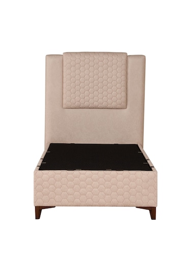 Kilim Mobilya Ortopedia Set ( Sandıklı Baza + Başlık + Yatak ) 100x200 Krem