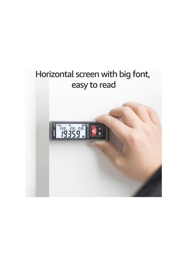 Pazly Sw-b40 El Tipi Şarj Edilebilir Lazer Ölçüm Cihazı - Dijital Uzunluk/alan/hacim Ölçer