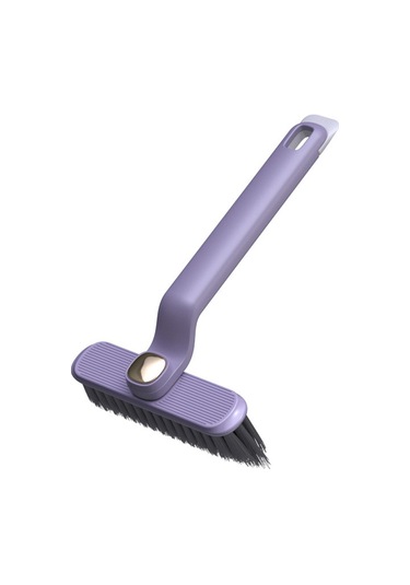 Ranyeek Mor 360 Derece Döner Kafa Fırça - Ergonomik Tutuşlu Köşe Temizleyici, Sıfır Örtüşmeksizin Banyo Ve Mutfak Temizliği Aracı