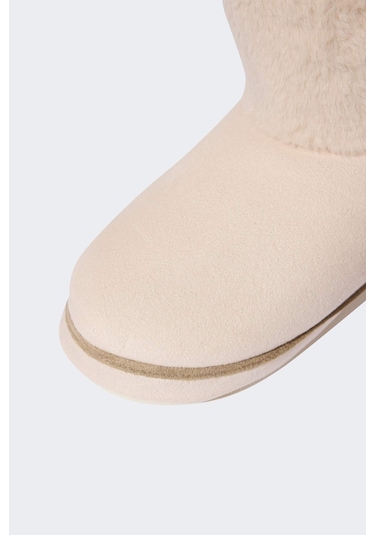DeFacto Kadın Düz Taban Ev Terliği D3395AX24AUBG26 Bej