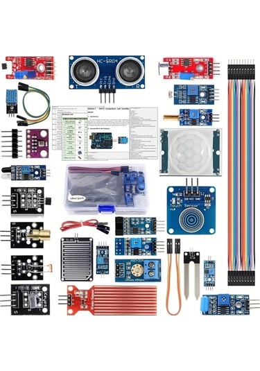 Willowhaven 22 İn 1 Arduino Uyumlu Sensor Seti Ultrasonik Ses Su Sıcaklık Işık Sensörleri