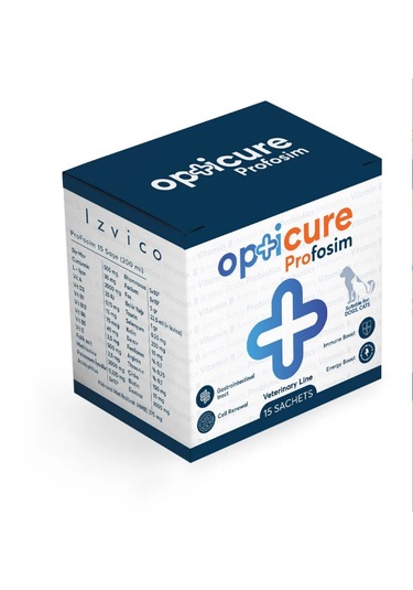 Opticure Profosim Yavru Yetişkin Kedi Ve Köpek Bağırsak Desteği Bağışıklık Güçlendirici 12 Şase