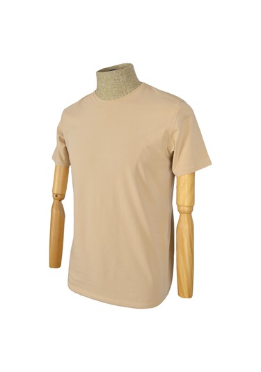 Cengiz İnler Sıfır Yaka Düz Slim T-Shirt