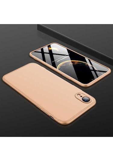 Apple Uyumlu iPhone Xr 6.1 Kılıf Zore Ays Kapak Siyah-Mavi