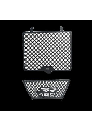 Dinosaurs Siyah, Excelle 450rr Modifiye Alüminyum Alaşımlı Su Tankı Ağı Radyatör Koruma Koruma Ağı İçin Uygundur Gosterildigi Gibi