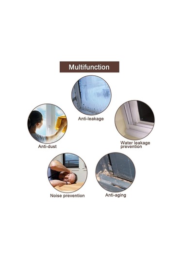 Kapı Yalıtım Conta Şerit Bant Kendinden Yapışkanlı Akustik Kauçuk Köpük Yalıtım Grey P Diğer