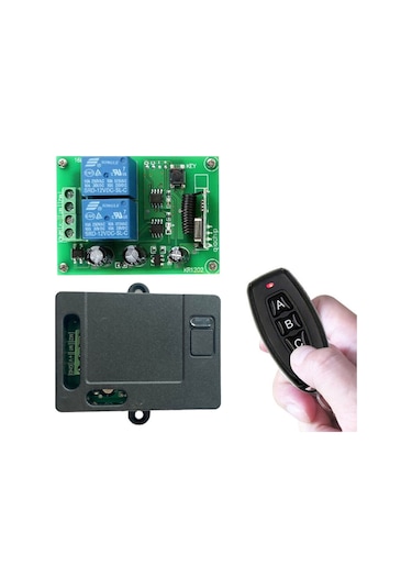 Gözeler 433mhz 2 Kanal Alıcı + 1 Kumanda