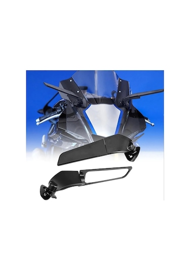 Honda Cbr 500 H2r Kanat Ayna Takım Küçük Siyah