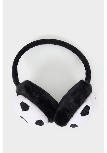 Defacto Erkek Çocuk Pelüş Kulaklık V3068a625wnbk27 Siyah