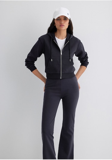 Mavi - Kapüşonlu Siyah İnterlok Sweatshirt 1s10424-900 Siyah
