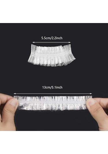 100 Adet Su Geçirmez Kulak Örtüleri Su Geçirmez Kulak Kapları Duş İçin Çok Renkli