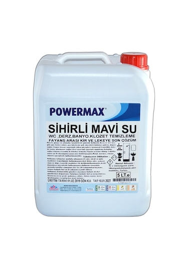 Powermax Sihirli Mavi Su 5 Lt Sihirli