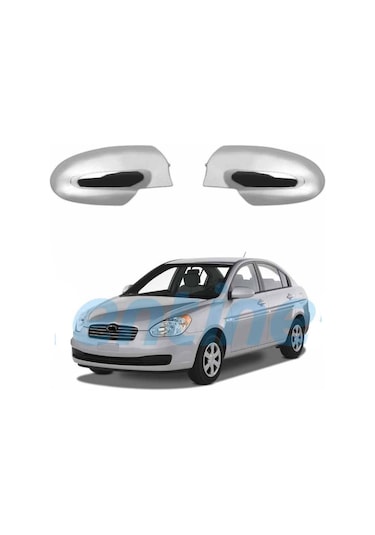 Hyundai Accent Era Abs Krom Ayna Kapağı 2005-2011 Arası 2'li