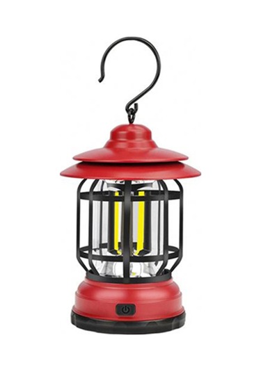 Wezone Kırmızı Abs Malzeme 2 Aydınlatma Modlu Dışarıda Kullanıma Uygun Kamp Feneri Elden Taşınabilir Acil Işık Çok Renkli