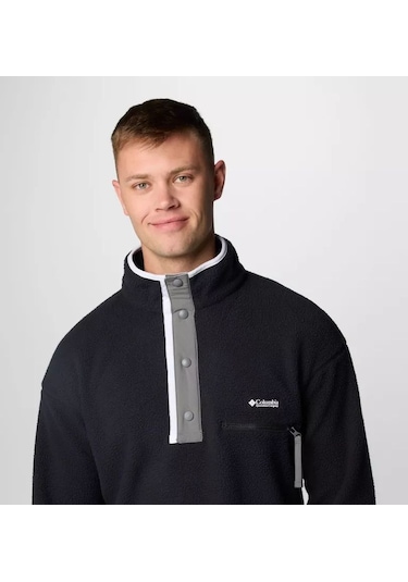 Columbia Men's Helvetia Iı Half Snap Fleece Pullover Erkek Polar Am5780 001