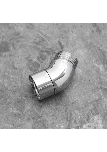 Teltree 135 Derece Dönebilir Duş Başlığı Adaptörü - Pirinç Yapı, Korozyona Dayanıklı, Kolay Diğer