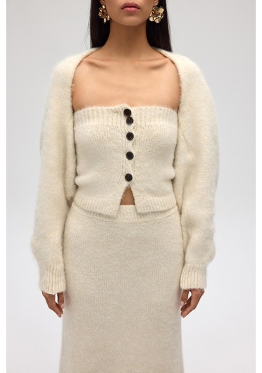 Vintera Bej Üçlü Triko Takım Bej