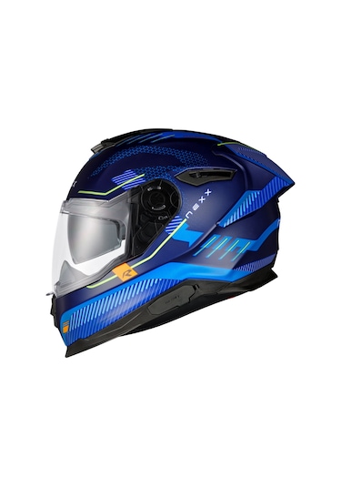 Nexx Y.100R Baron Mat İndigo Kapalı Kask Mavi