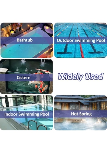 Besthome1 Kablosuz Yüzen Havuz Termometresi - Solarlı, Dijital, Uzaktan Ölç, -40 İla +60 C