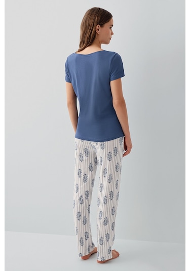 Pierre Cardin Kadın Lacivert Pijama Takım Pc9214-s-v1 Lacivert