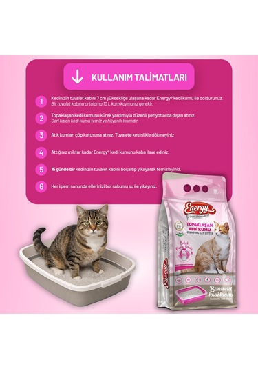 Kedi Kumu Pudra Kokulu 10 Lt - 2 Adet