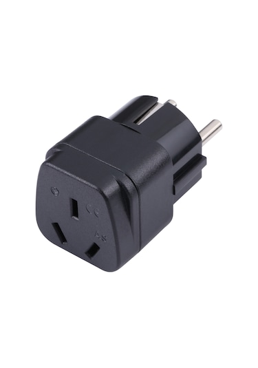 Taşınabilir Üç Delikli Au - Ab Fiş Soketi Güç Adaptörü