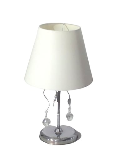 Krem Yatak Odası Taşlı Abajur Diğer