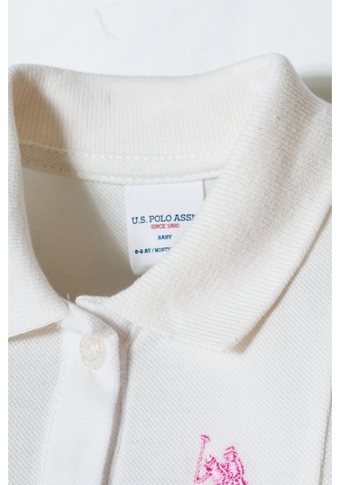 U.s. Polo Assn. Kız Bebek Beyaz Elbise Beyaz