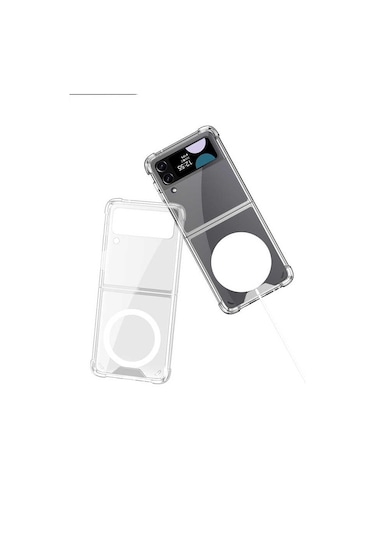 Galaxy Z Flip 3 Kılıf Airbagli Kıpta Anti Shock Magsafe Kılıf