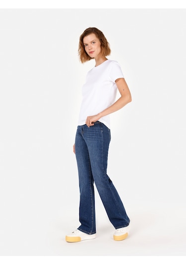 Colins 791 Monica Normal Kesim Normal Bel Genişleyen Paça Mavi Kadın Pantolon Cl1070942 Denim Colins 791 Monica Normal Kesim Normal Bel Genişleyen Paça Mavi Kadın Pantolon Cl1070942 Denim