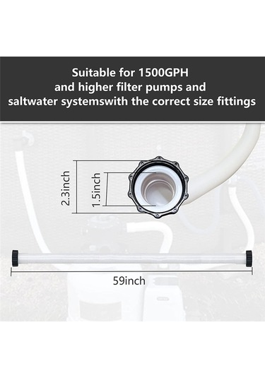 1,5 İnç Çap 29060e Havuz Pompası Yedek Hortumu